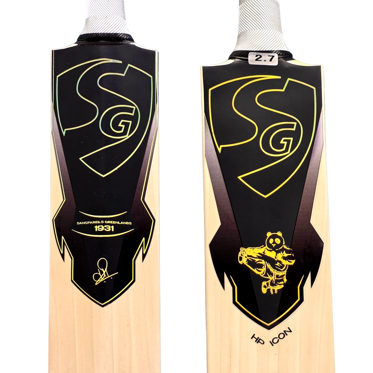 SG Cricket Bat HP Icon Hardik Pandya Series English Willow SH Adult - image 4