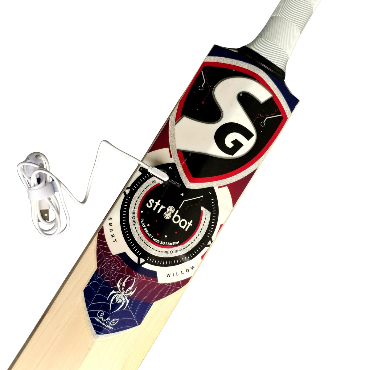 SG Cricket Bat RP250 Str8bat Sensor Hybrid Tec Smart English Willow SH Adult - image 7