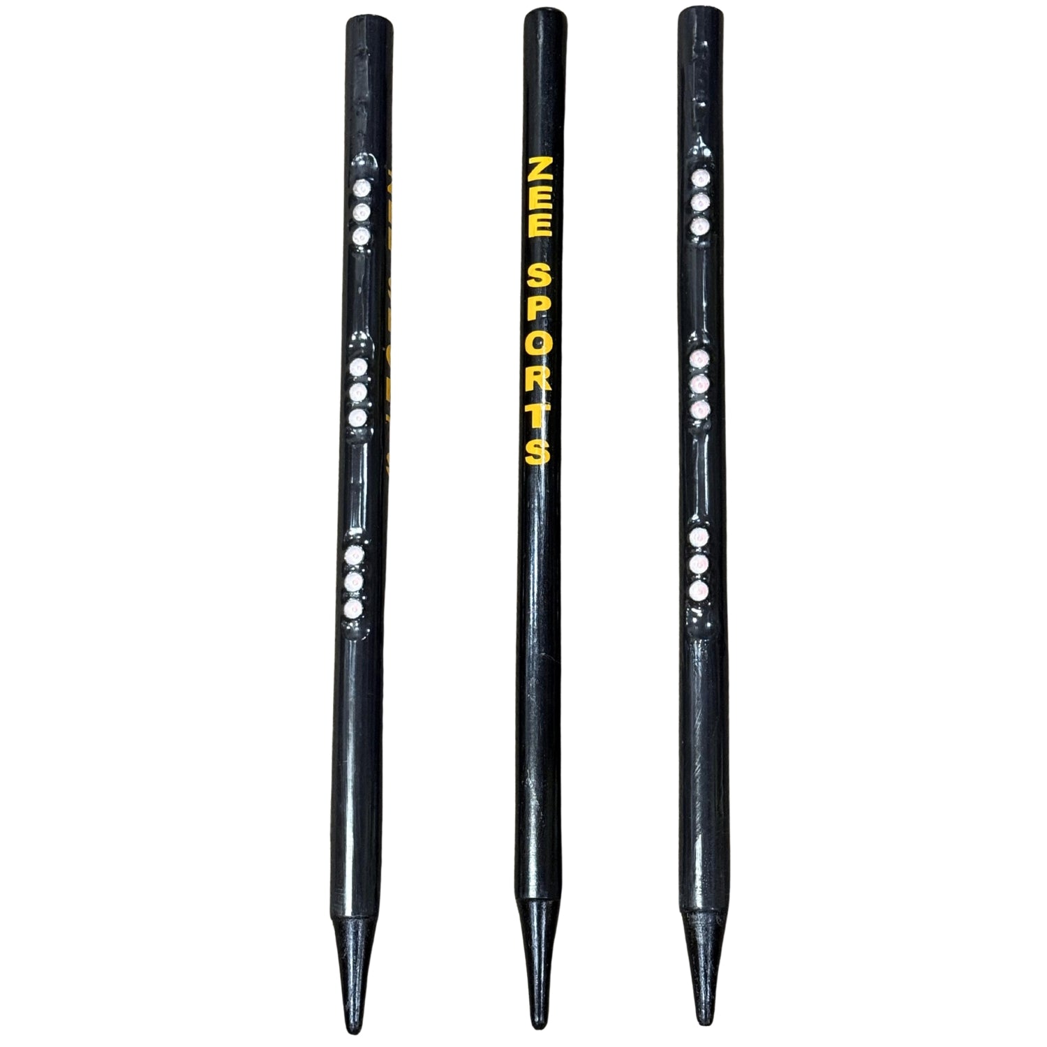 Zee Sports Cricket Stump Sets LED Black/Yellow