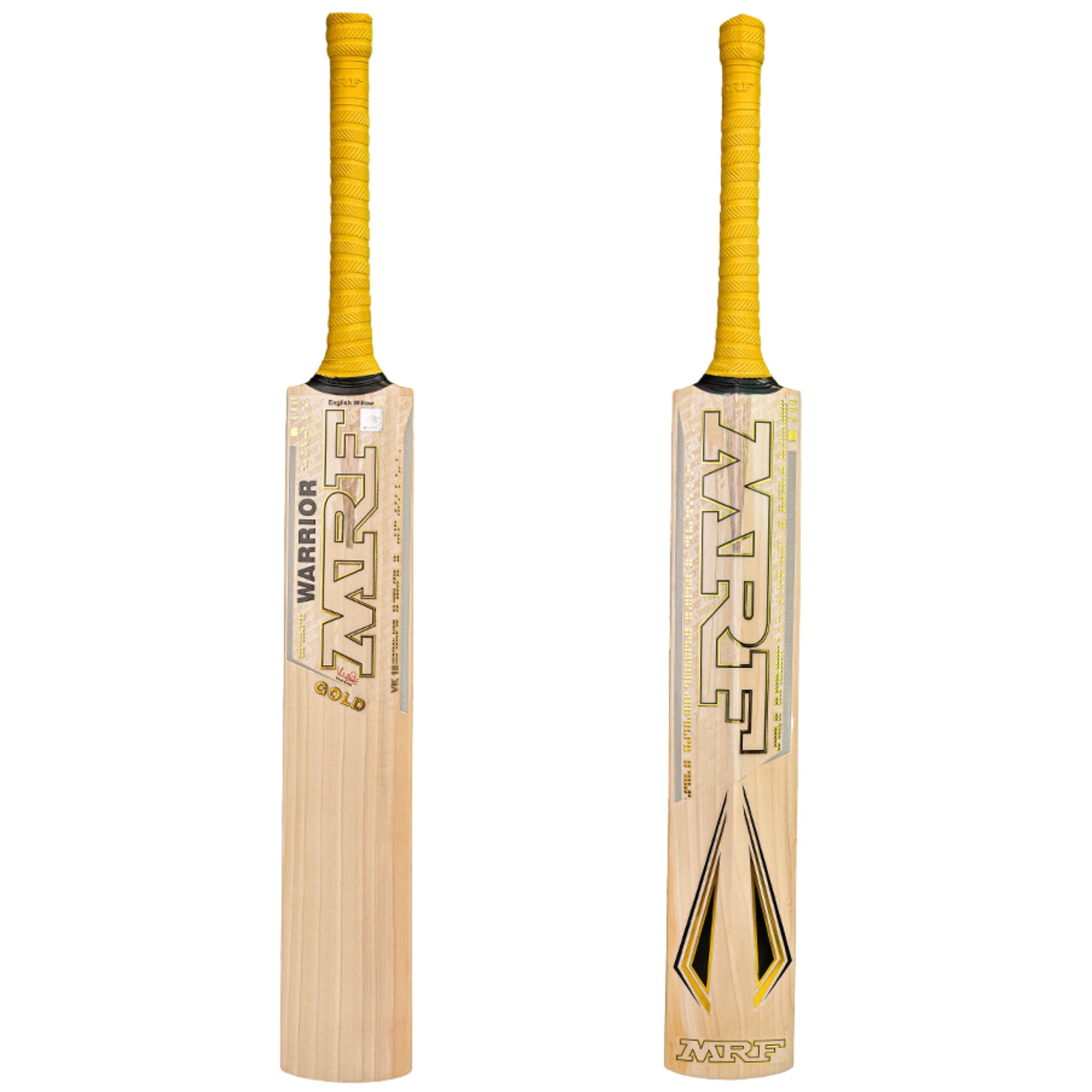 MRF Cricket Bat Warrior-Gold English Willow