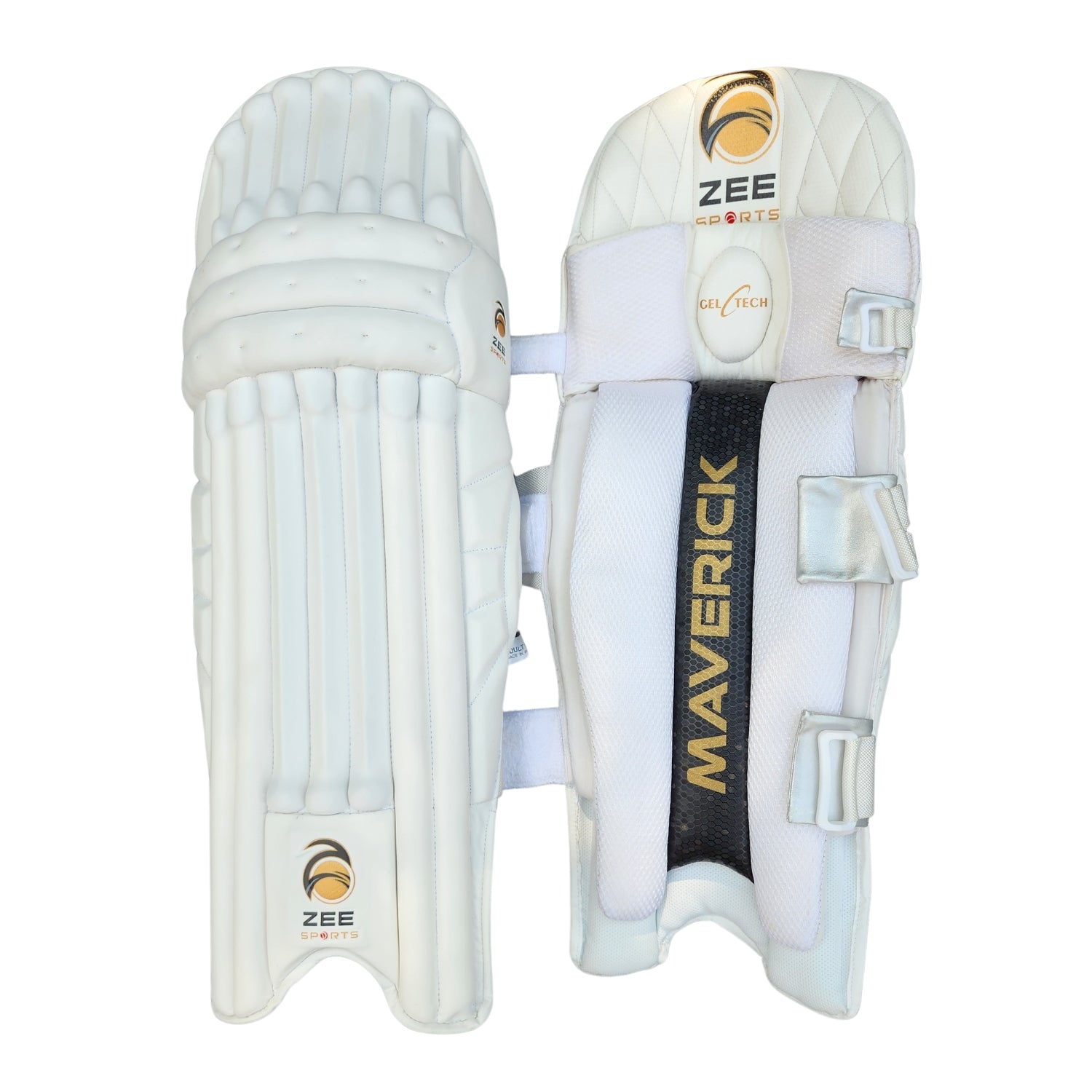 Zee Sports Batting Pads Maverick, White