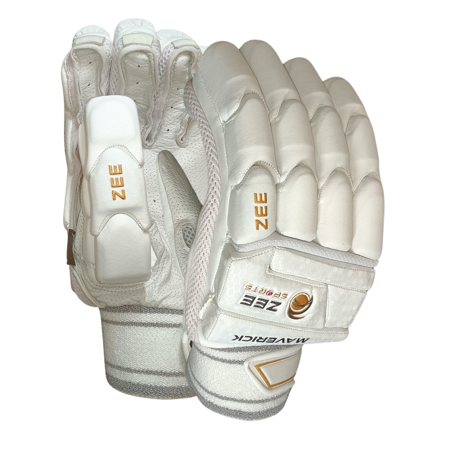 Zee Sports Batting Gloves Maverick White