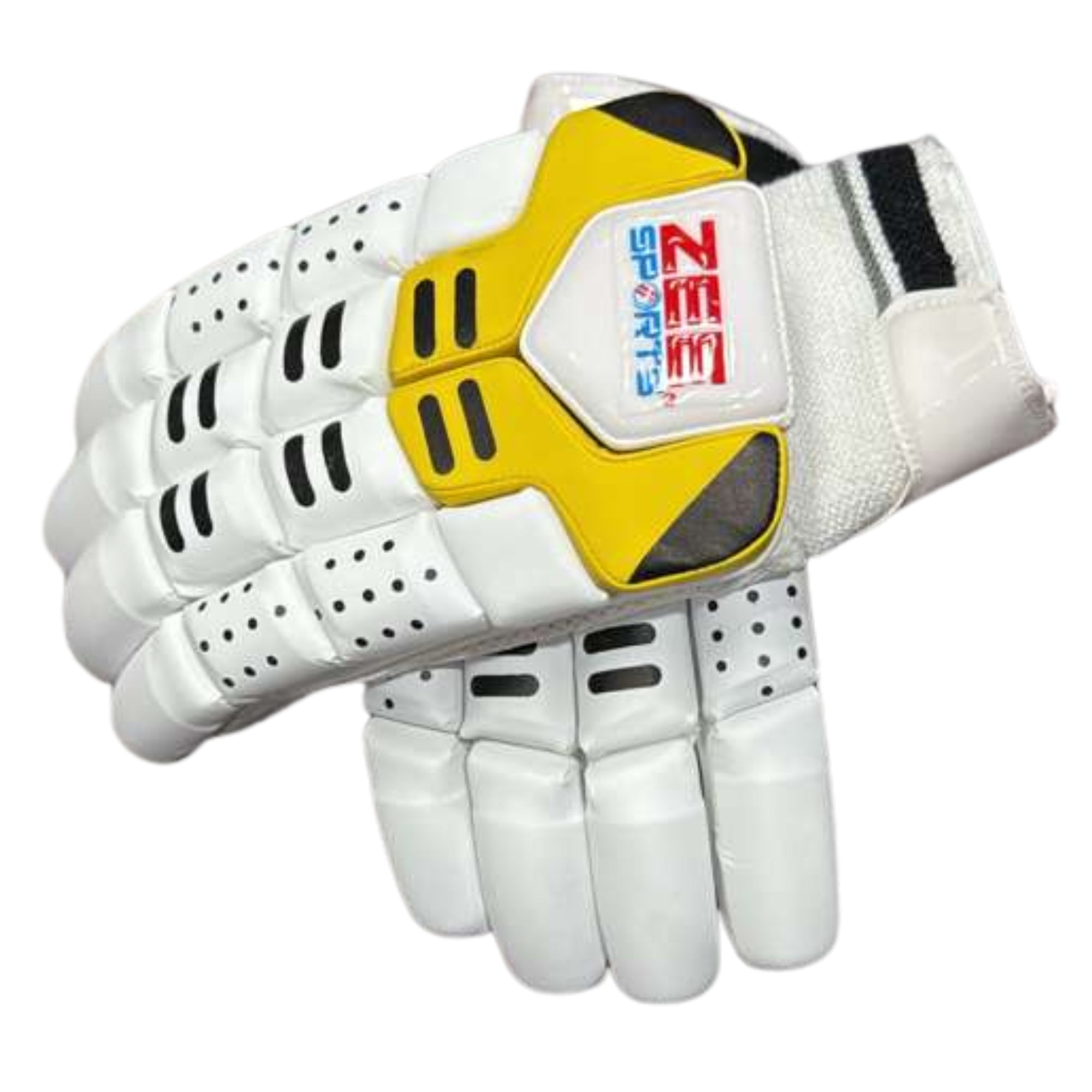 Zee Sports Batting Gloves RYC-2025 Yellow-White
