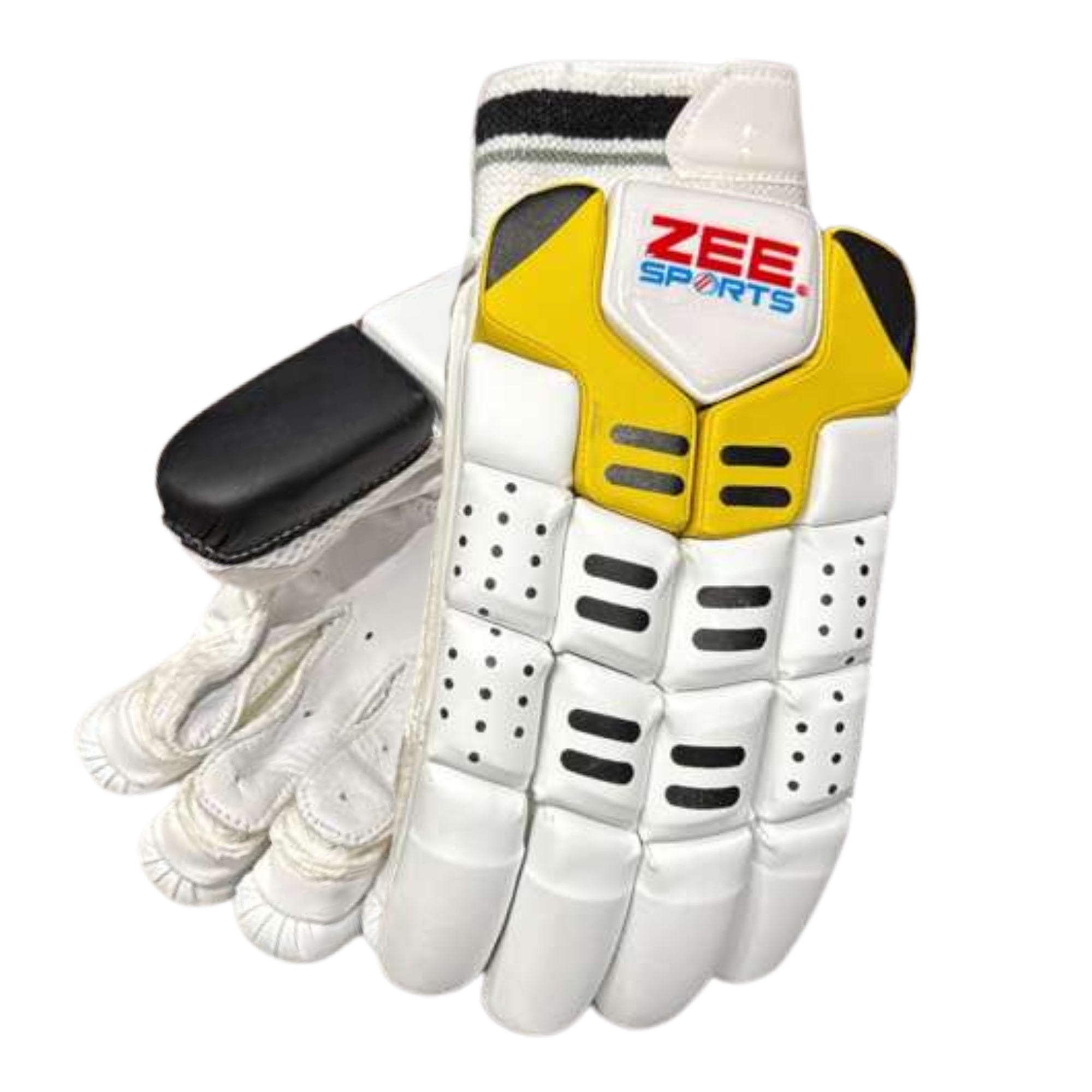 Zee Sports Batting Gloves RYC-2025 Yellow-White