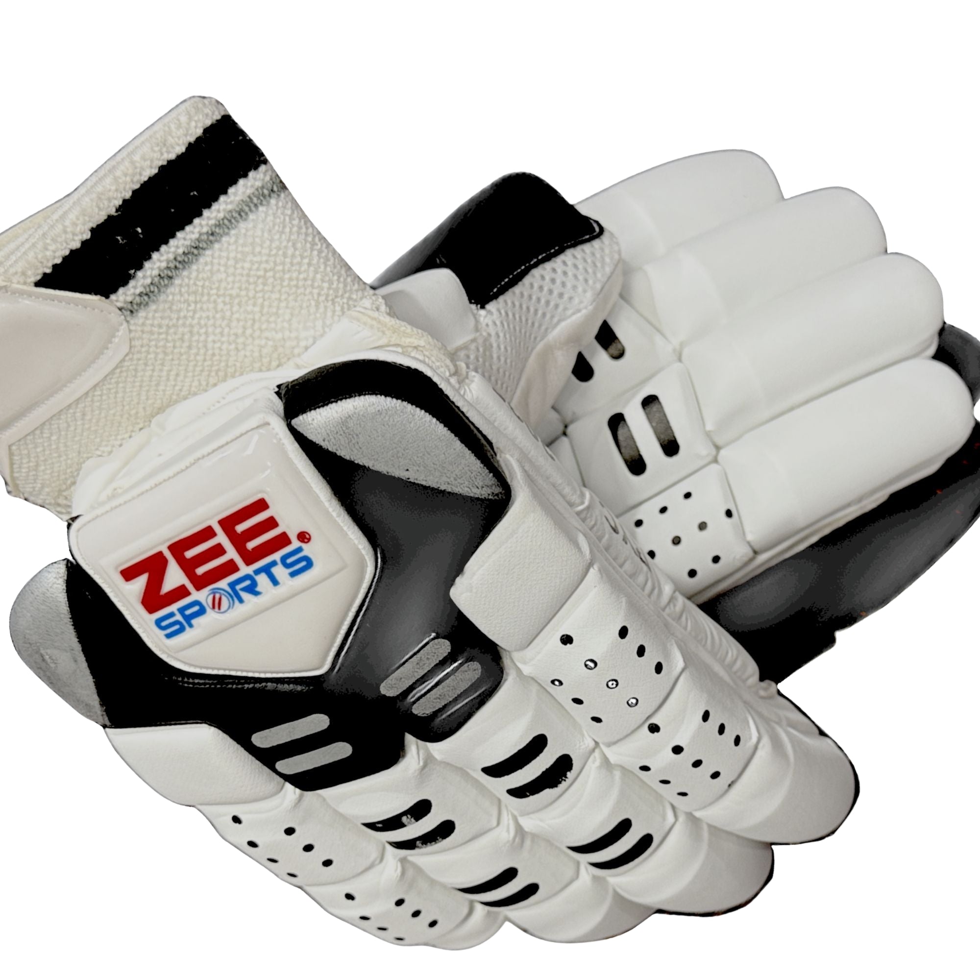 Zee Sports Batting Gloves RYC-2025 Black & White