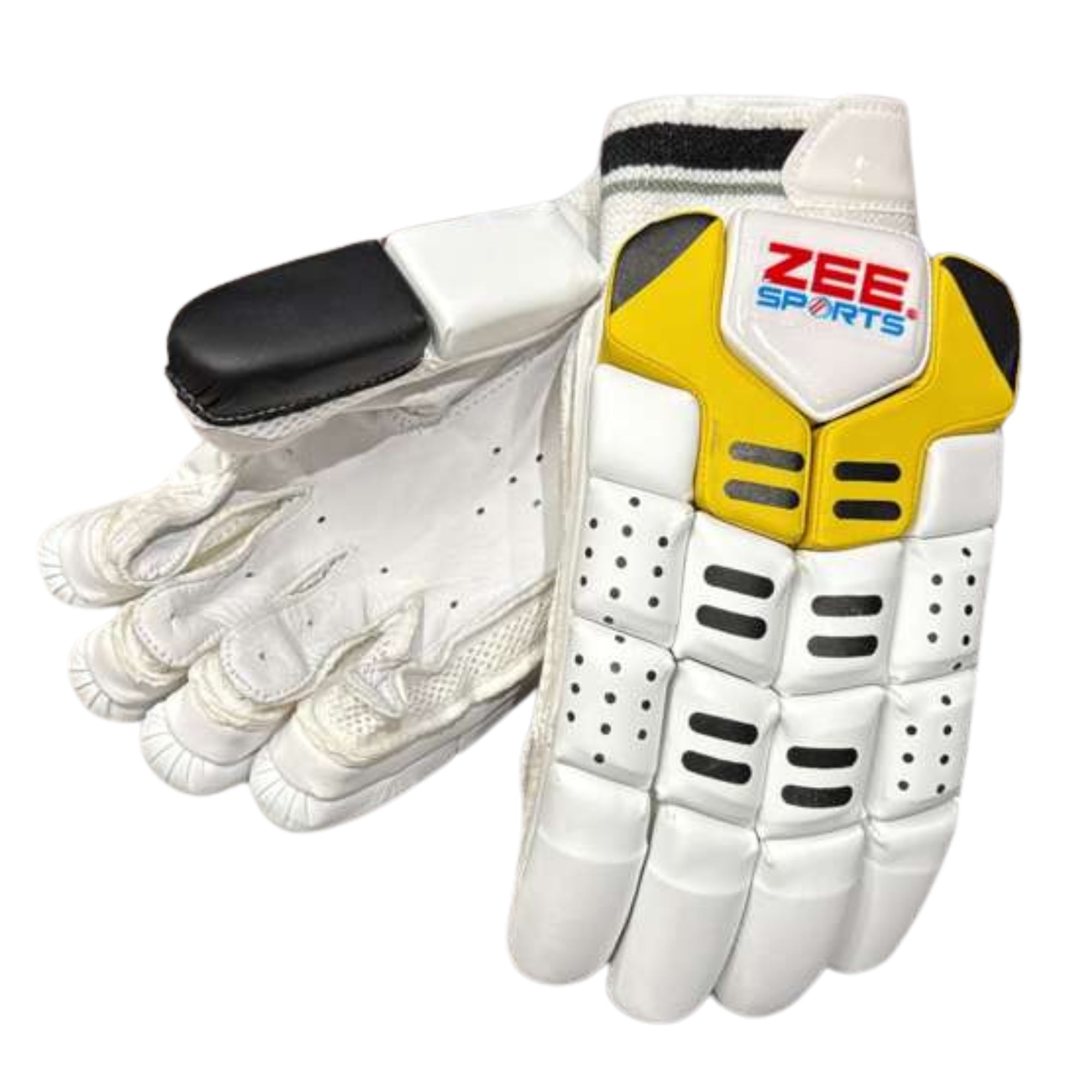 Zee Sports Batting Gloves RYC-2025 Yellow-White