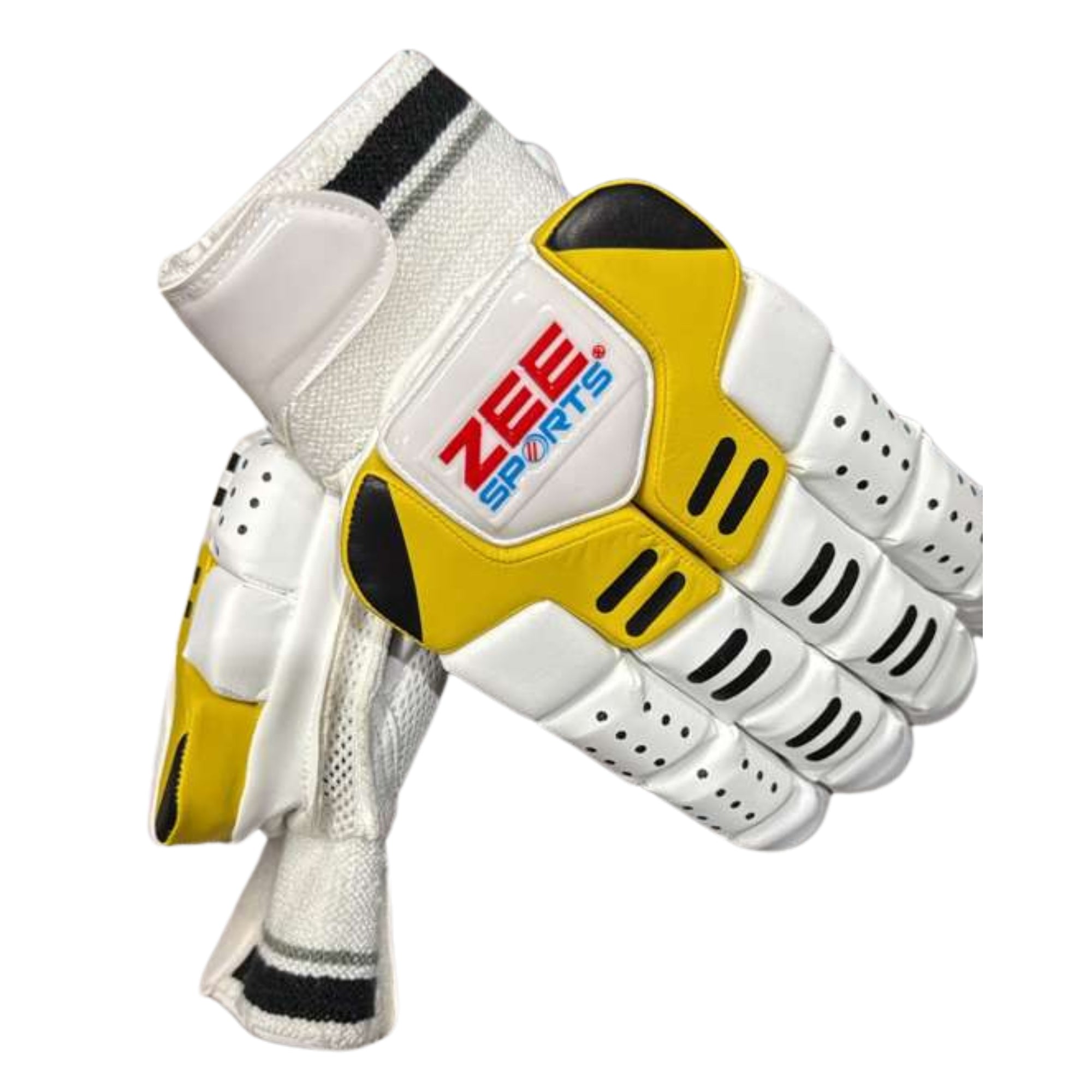 Zee Sports Batting Gloves RYC-2025 Yellow-White