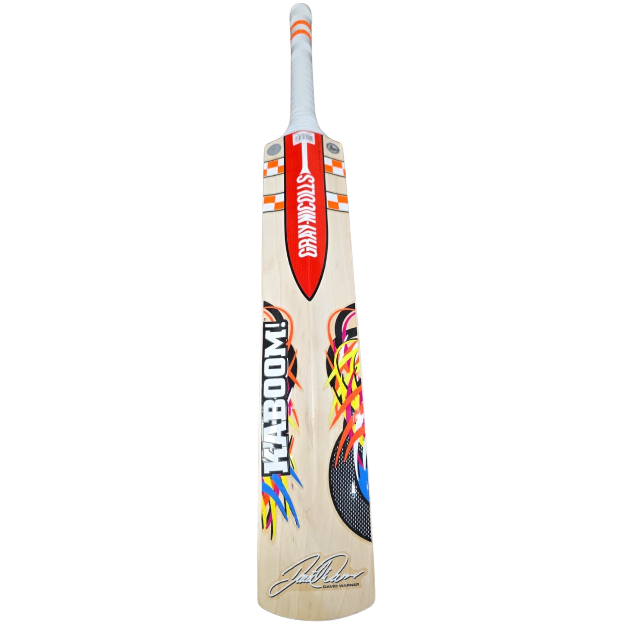 Gray Nicolls Cricket Bat Kaboom Warner GN1 Mid Profile English Willow