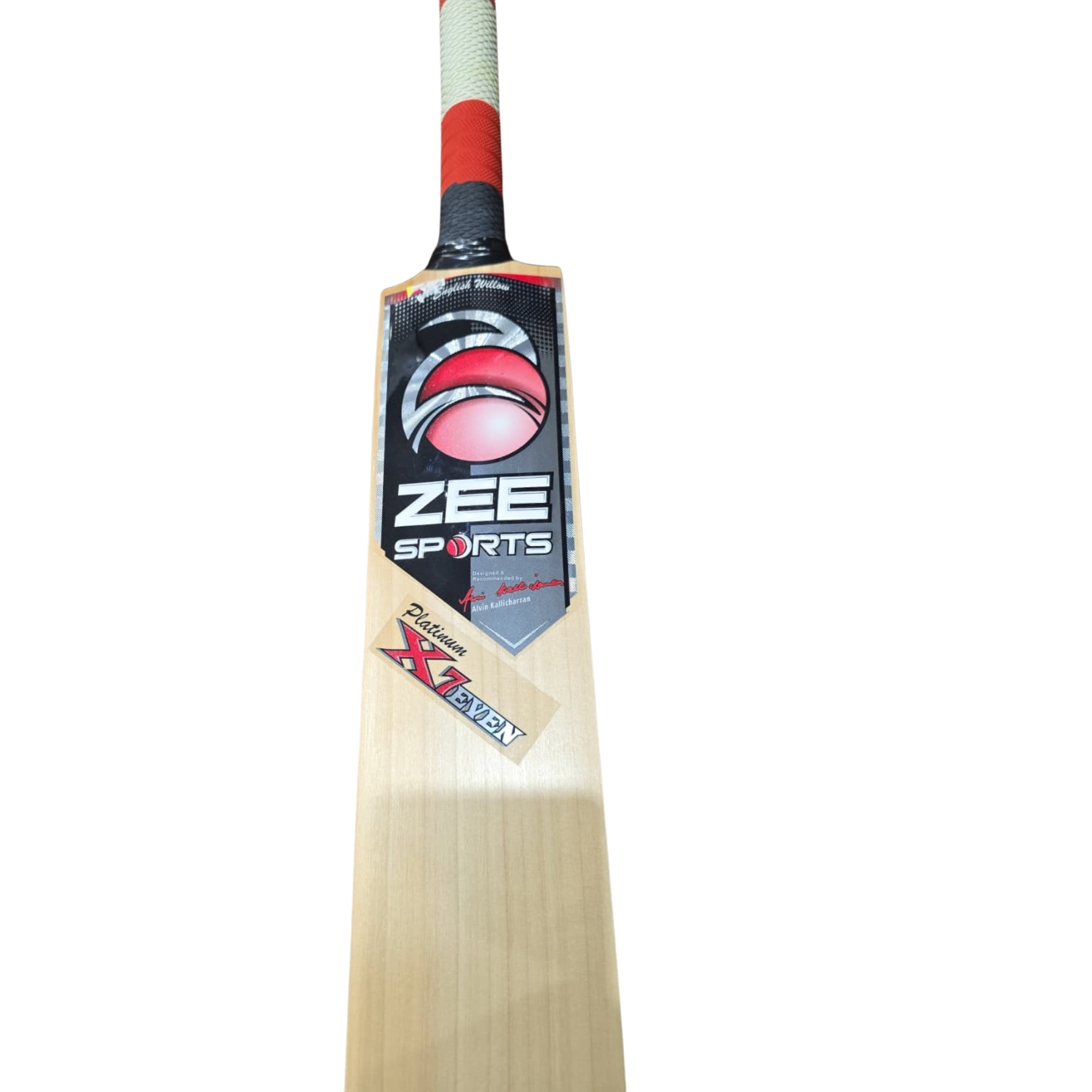 Zee Sports Cricket Bat Platinum X7even English Willow Designed By Sir Alvin Kallicharran