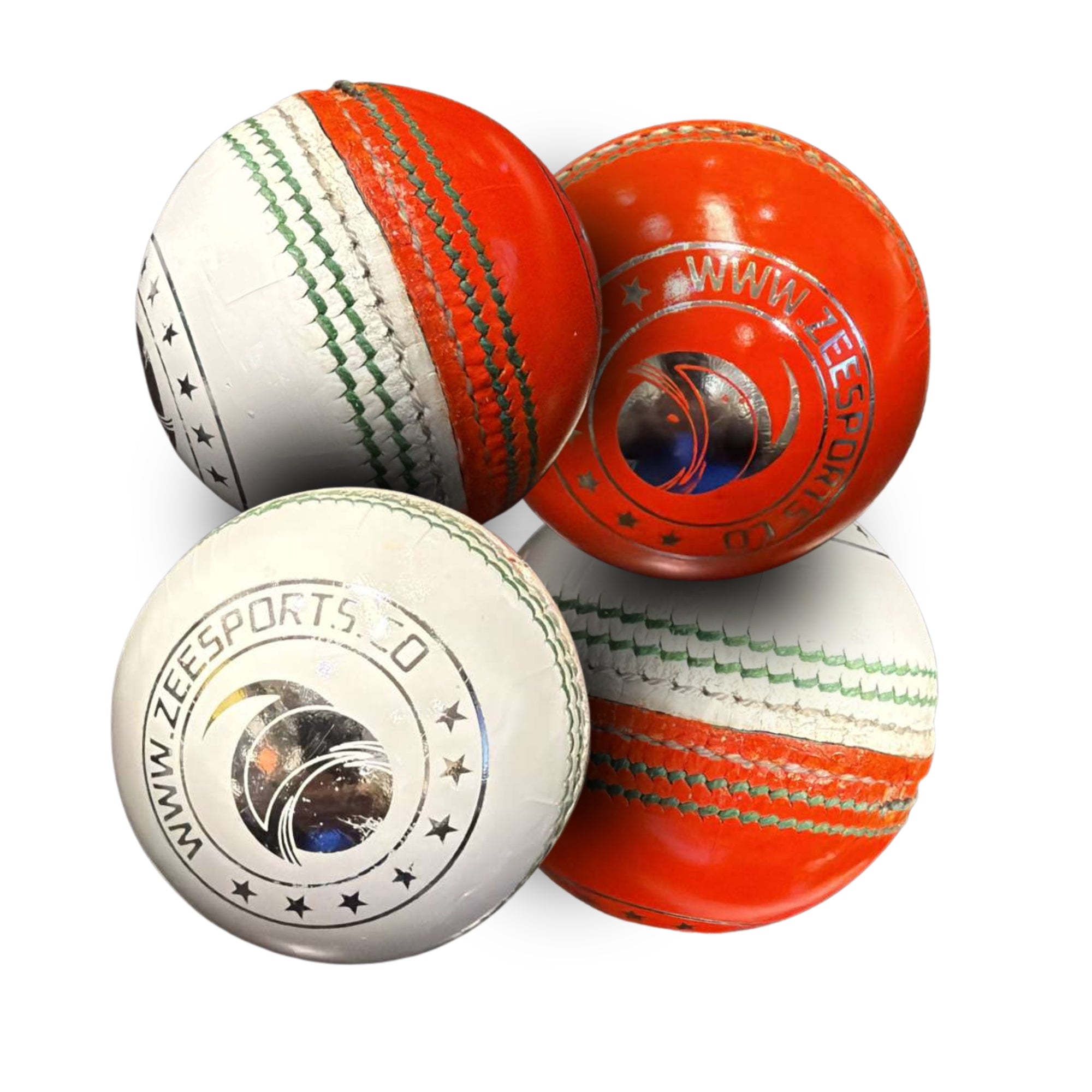 Zee Sports Cricket Ball Indoor 7Star White/Pink