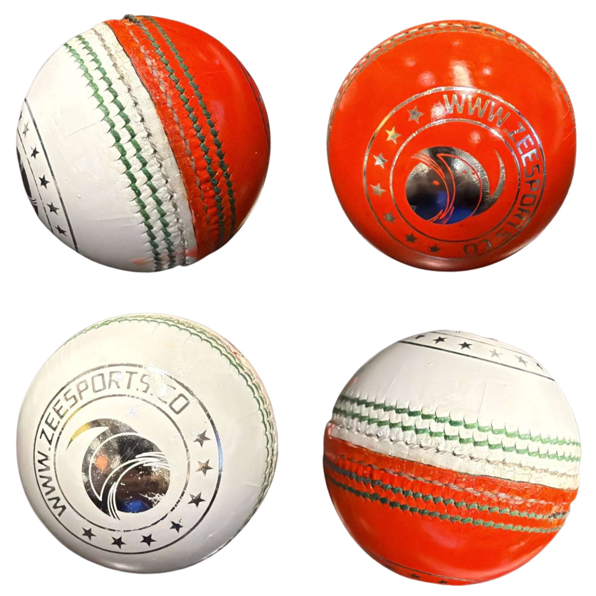 Zee Sports Cricket Ball Indoor 7Star White/Pink