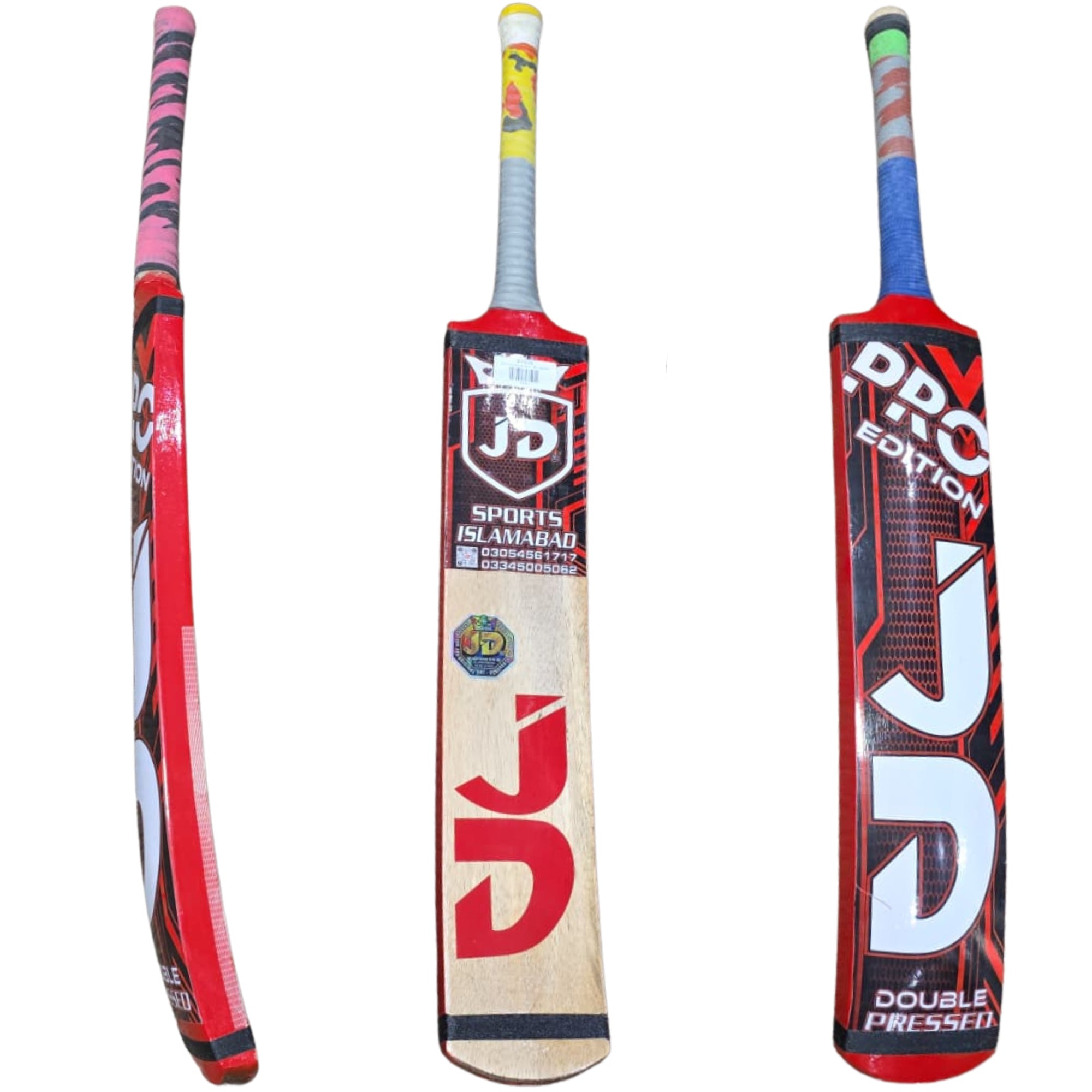 JD Pro Cricket Bat Tape Tennis Red Plain