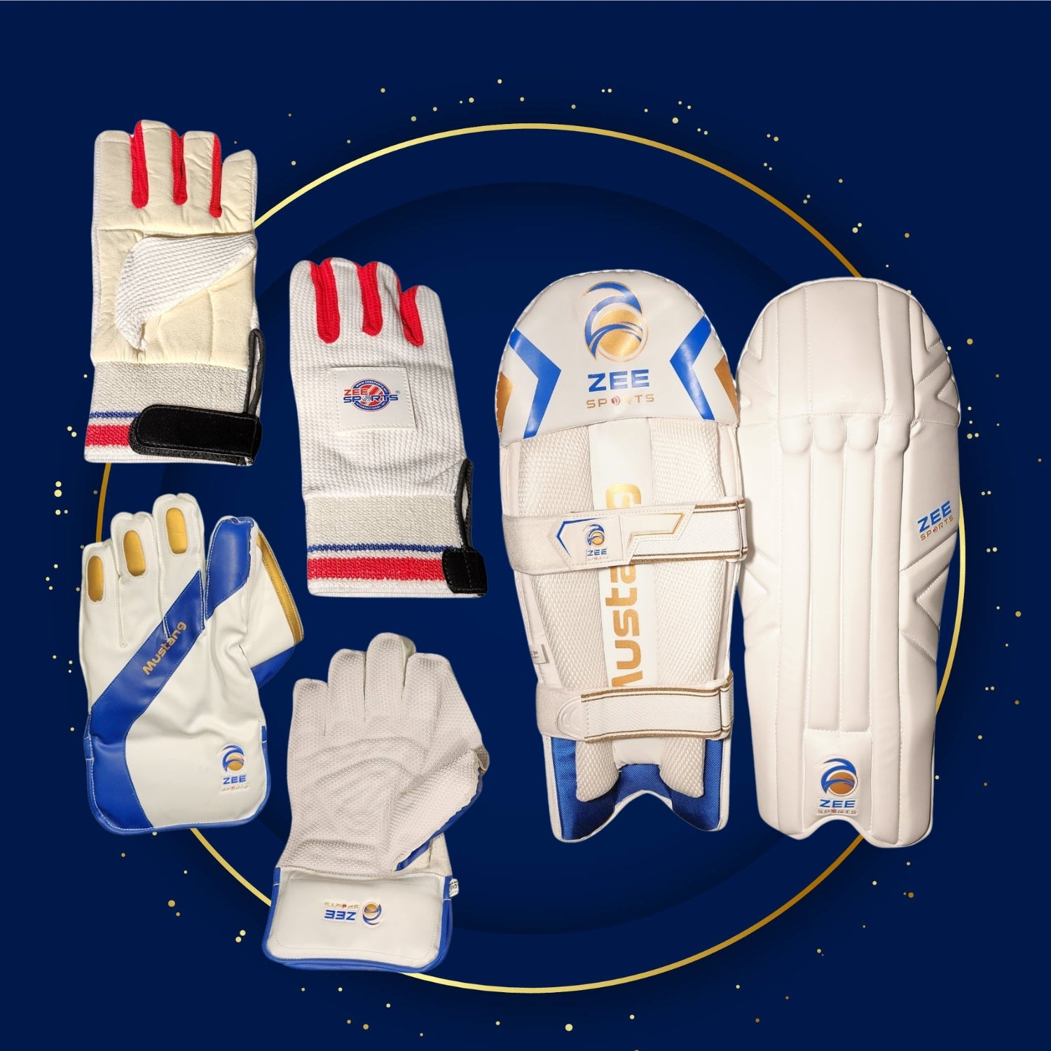 Zee Sports Wicket Keeping Bundle Mustang