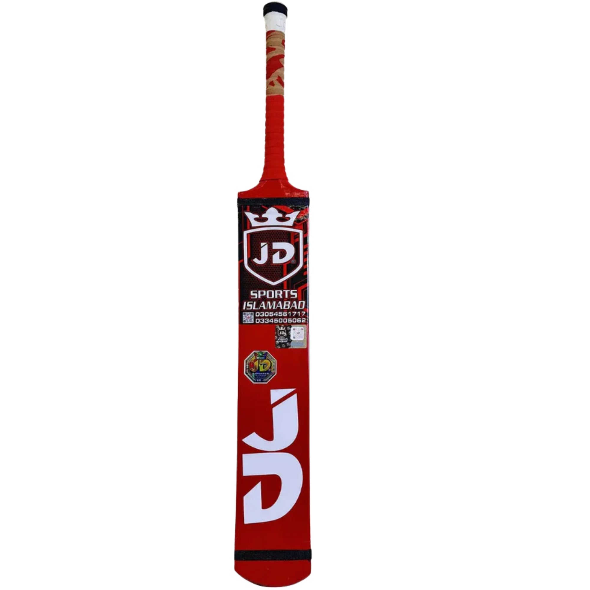JD Pro Cricket Bat Tape Tennis Red