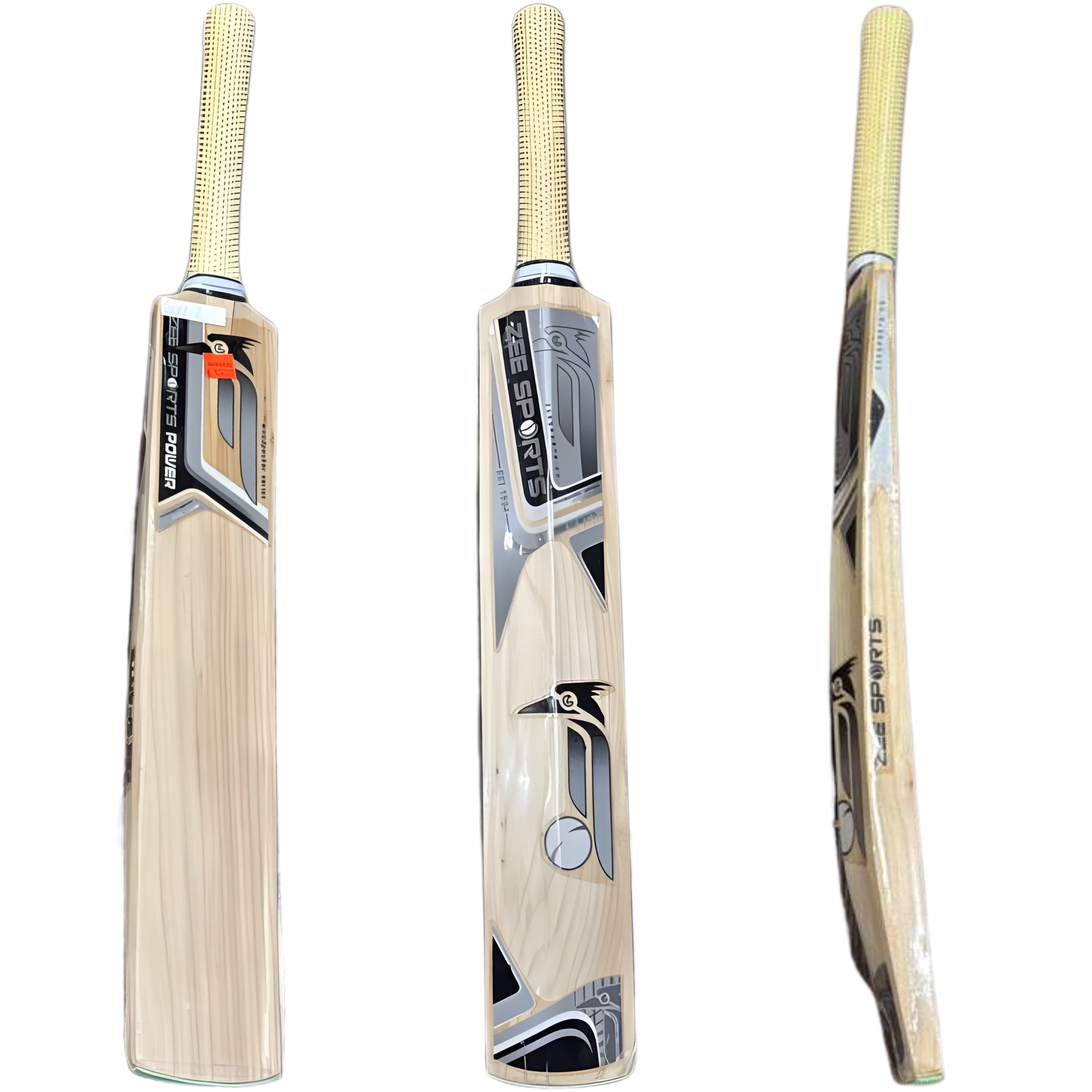 Zee Sports Cricket Bat WoodpeckerKashmir Willow Youth Series  Silver