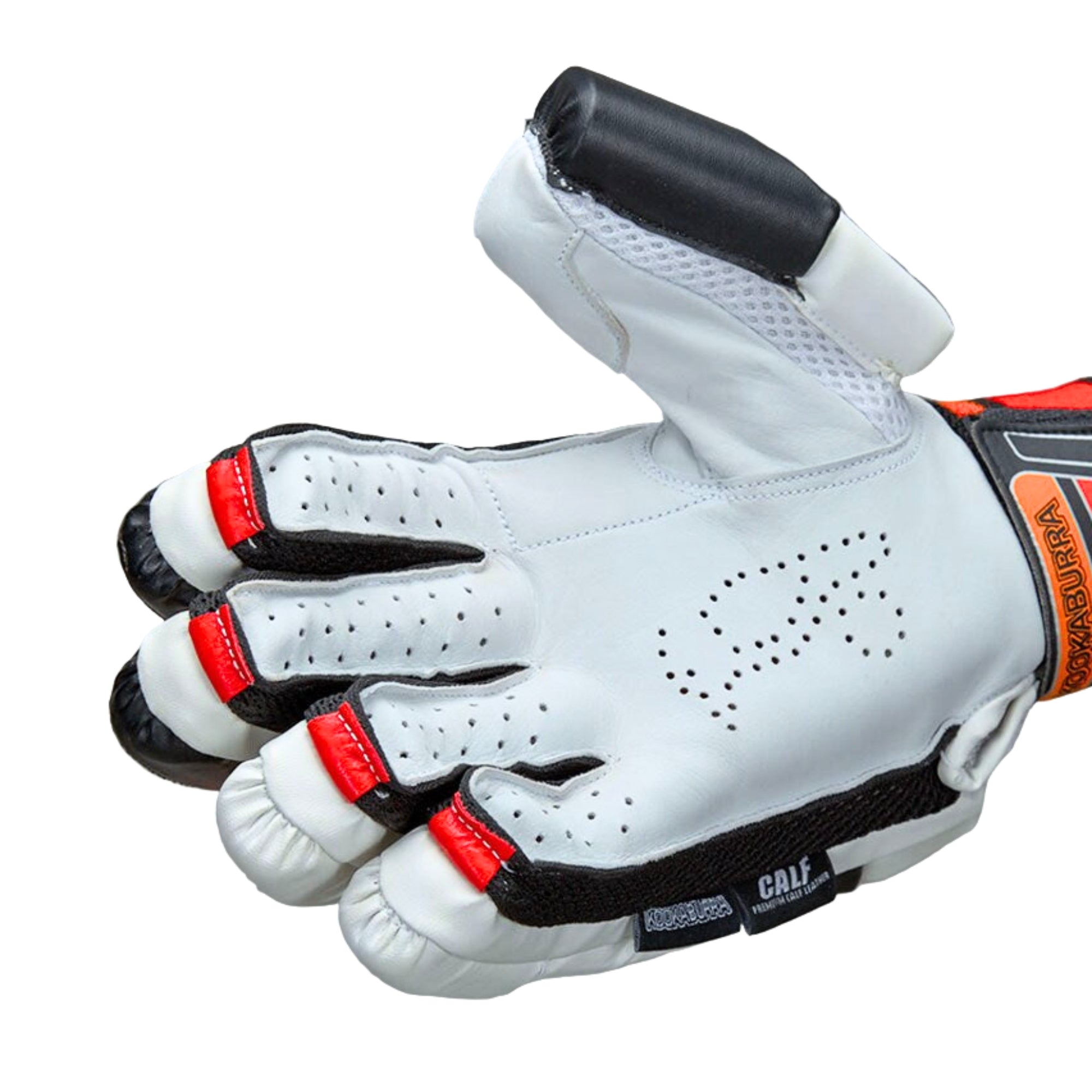 Kookaburra Cricket Batting Gloves Blaze 900 RH White/Orange/Red