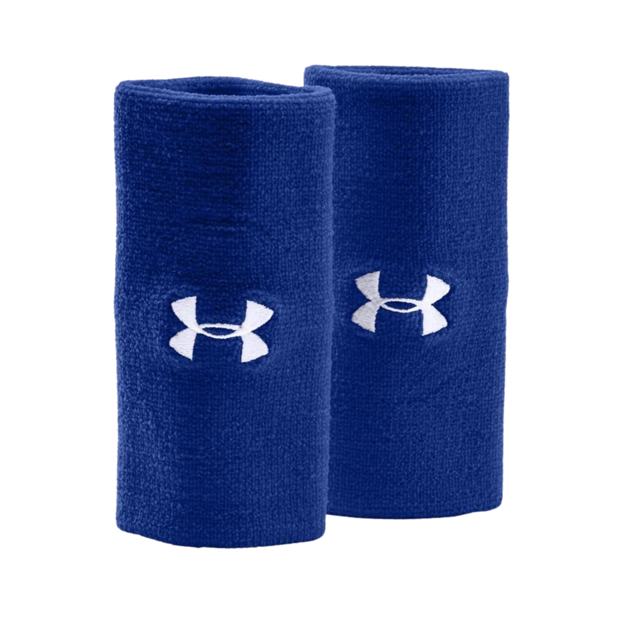 Under Armour Wrist Bands Blue 6" Pack-of-2