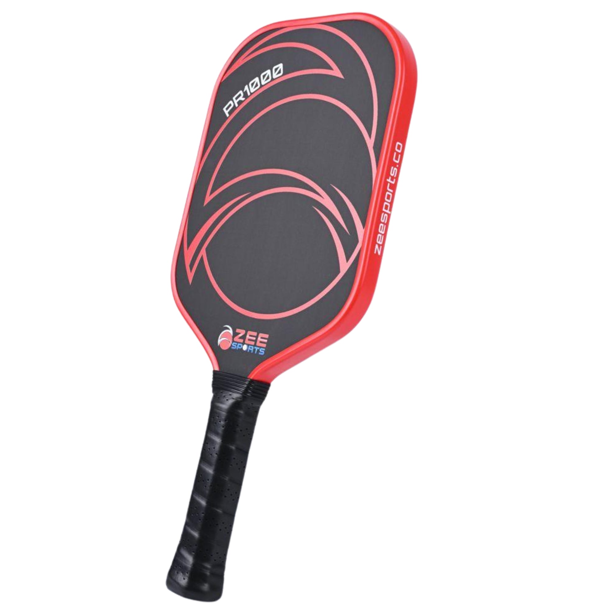 Zee Sports Paddles Pickle Ball Rackets PR1000 Sleek Red/Black
