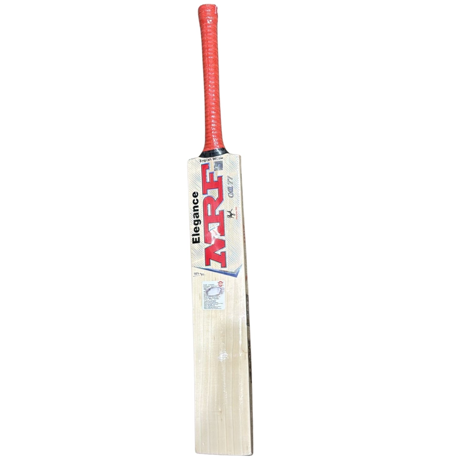 MRF Cricket Bat Elegance Gill-77 English Willow