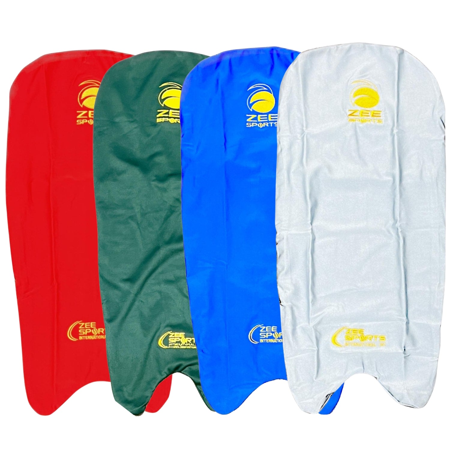 Zee Sports Cricket Pad Covers - Red/Blue/White/Green