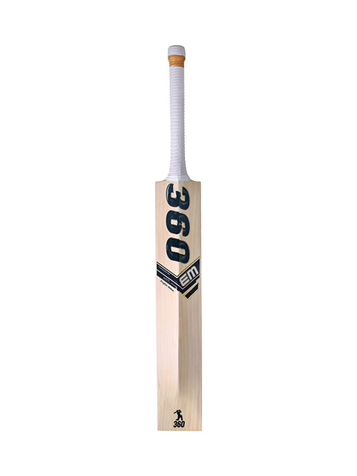 EM 360 Number 17 English Willow cricket bat front