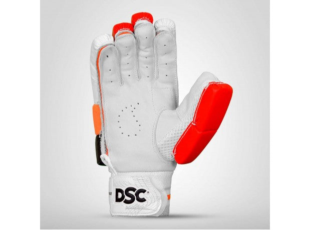 DSC Cricket Batting Gloves Intense Rage Leather Youth RH