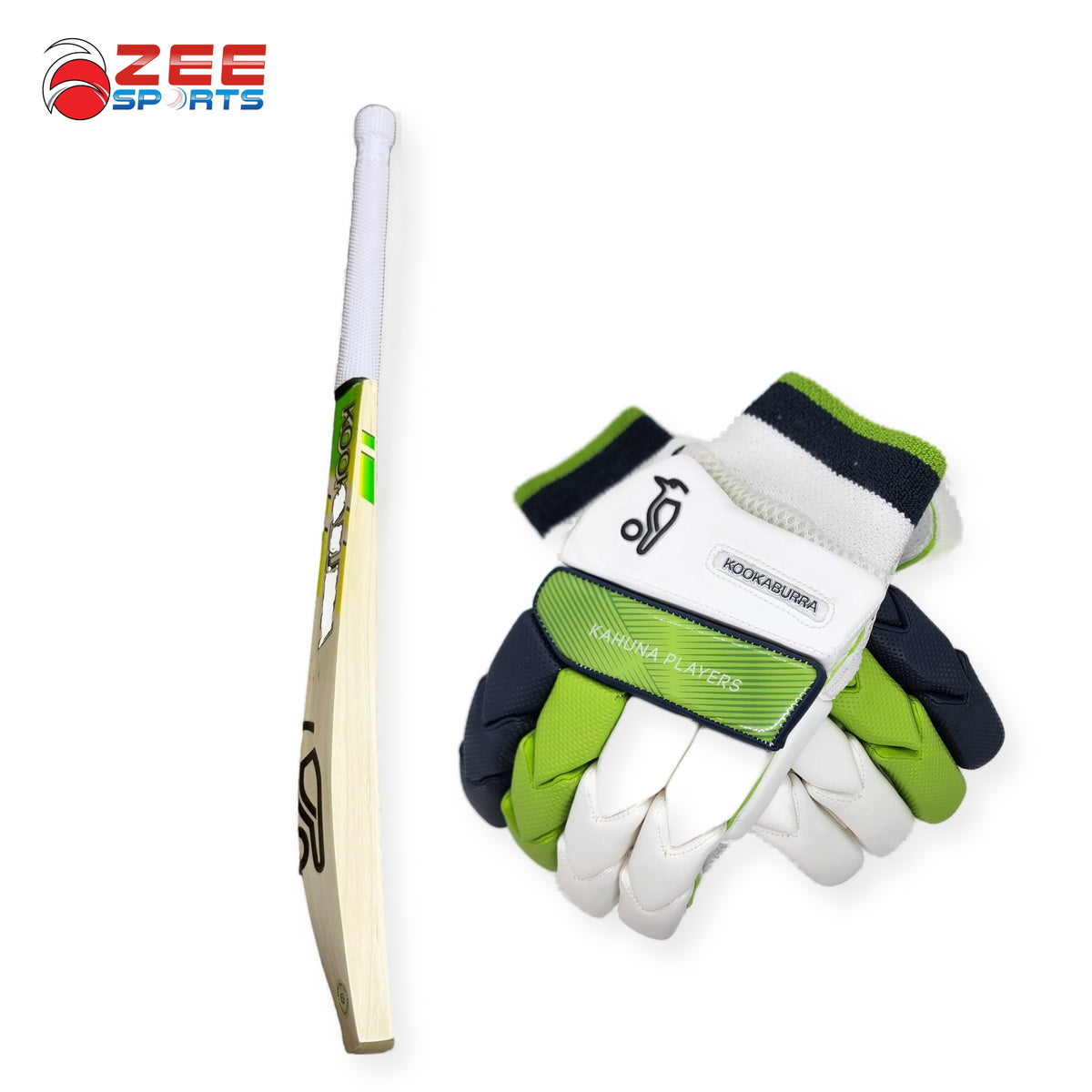 Kookaburra Kahuna Jos Buttler bat edge profile with Kahuna Players batting gloves
