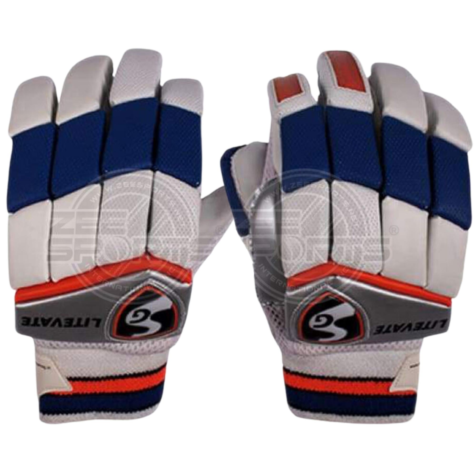 SG Batting Gloves, Litevate Cricket Batting Gloves Mens Size Right And Left Handed (Color May Vary)