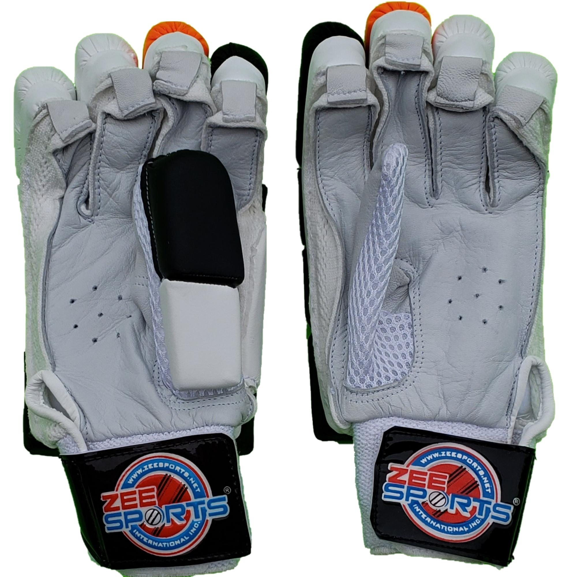 Zee Sports Batting Gloves Youth Orange Black