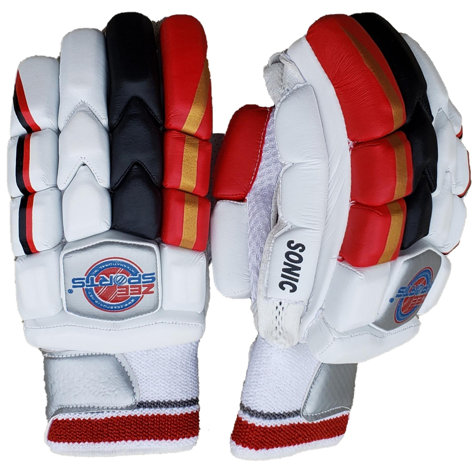 Zee Sports Batting Gloves Sonic Red Black