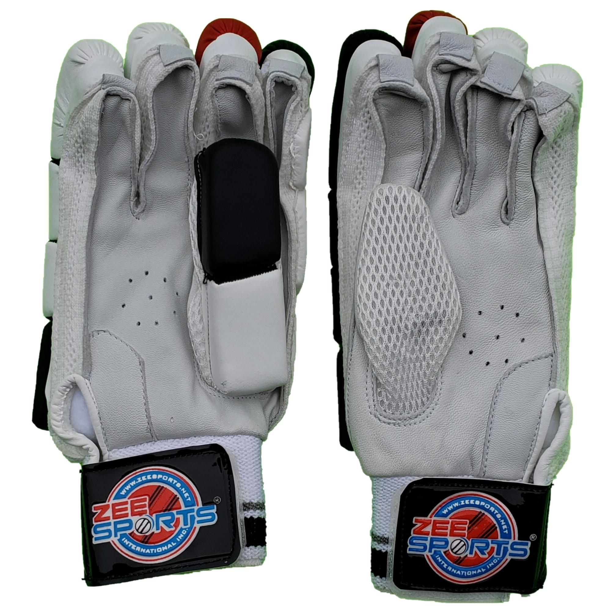 Zee Sports CRICKET Batting Gloves Red Black