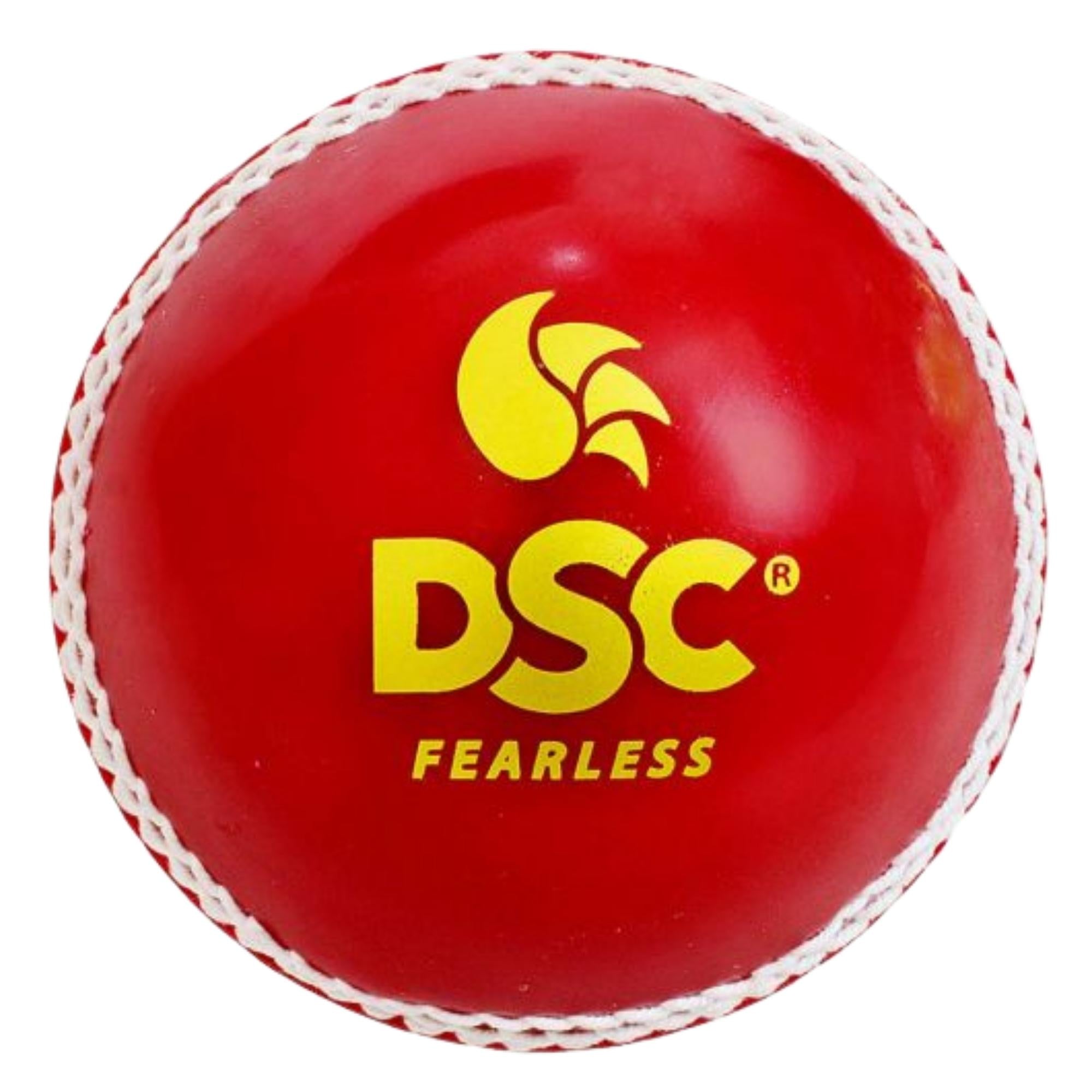 DSC Cricket Ball, Marathon Training Red Balls Vinyl Balls