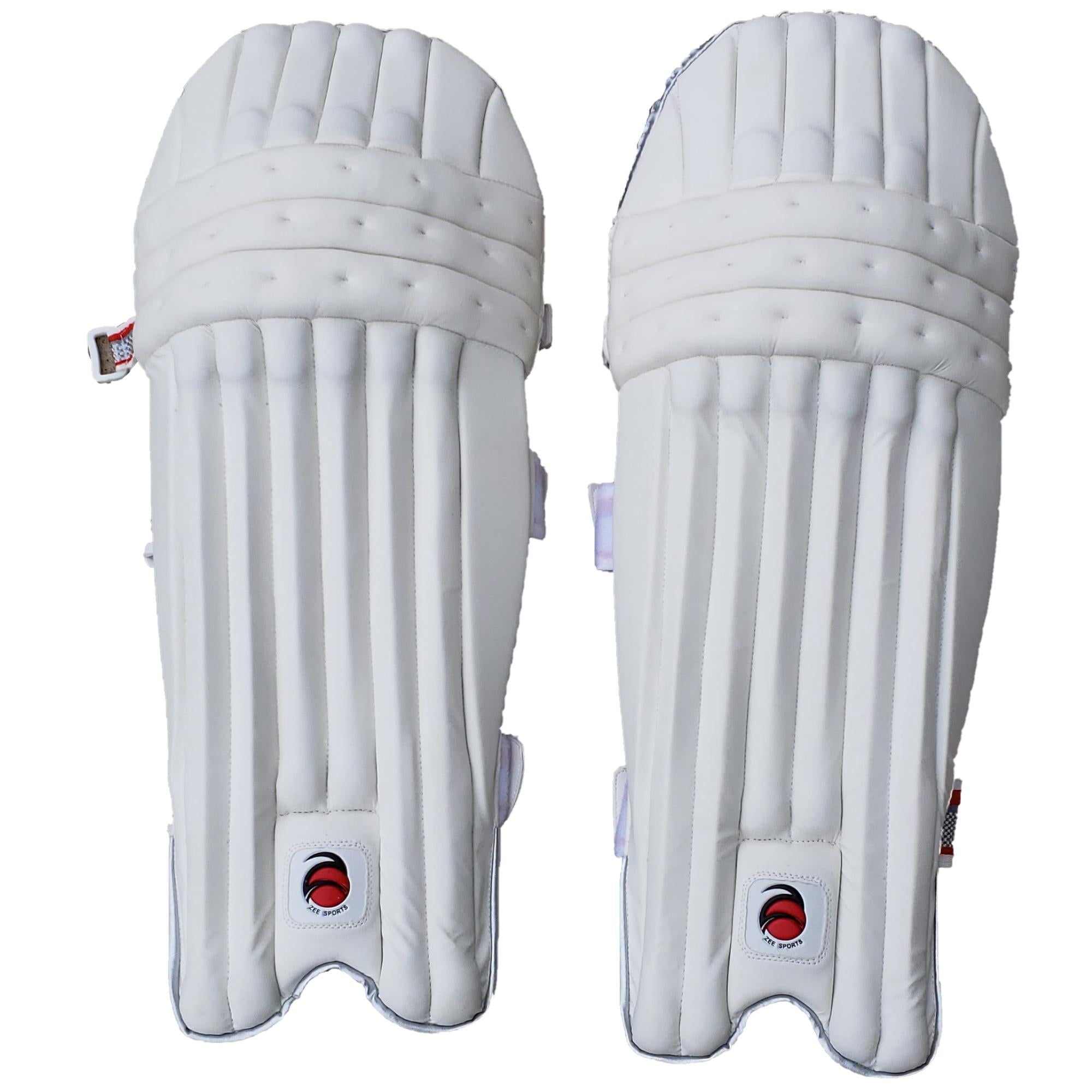 Zee Sports Batting Pads Academy White