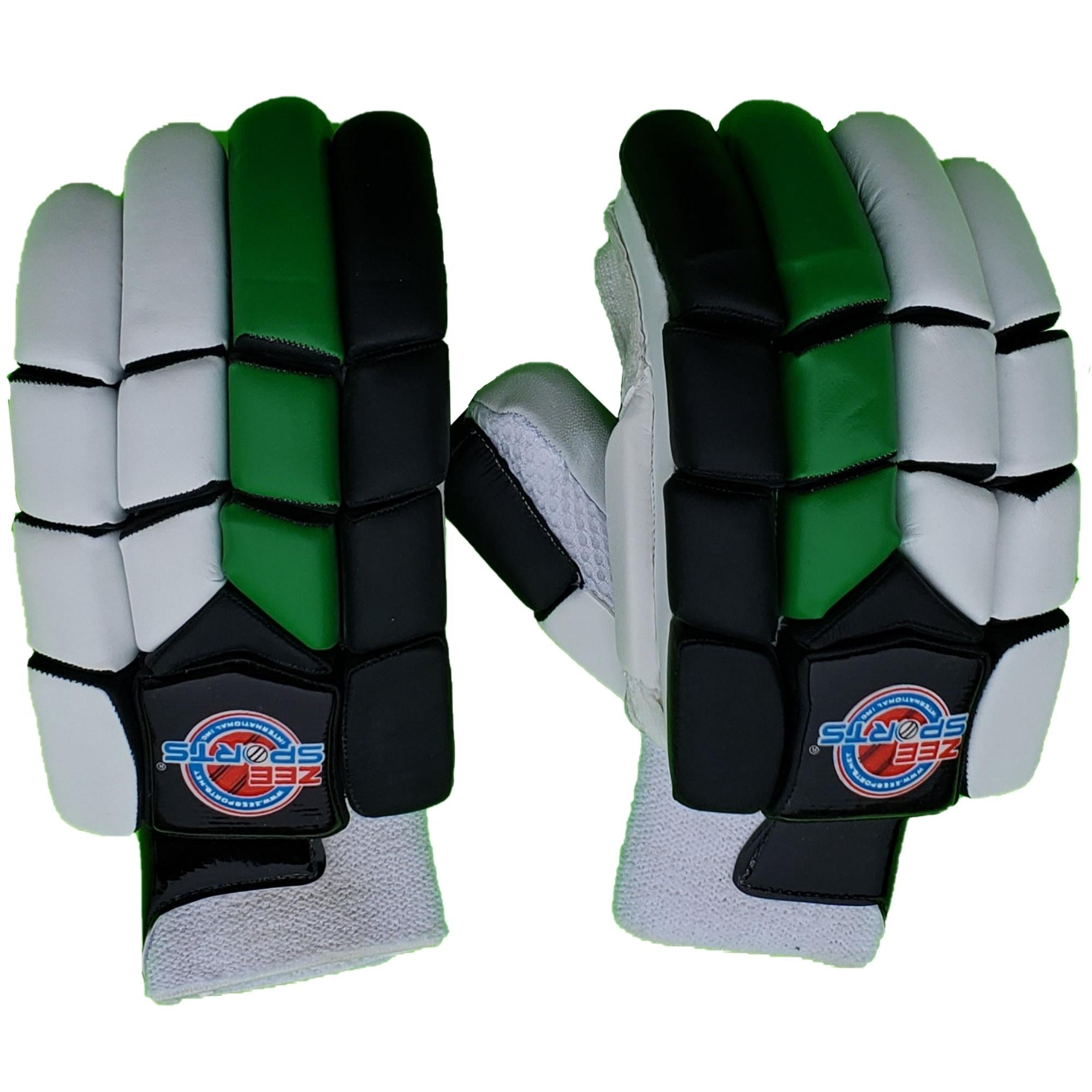 Zee Sports Batting Gloves Youth Green Black