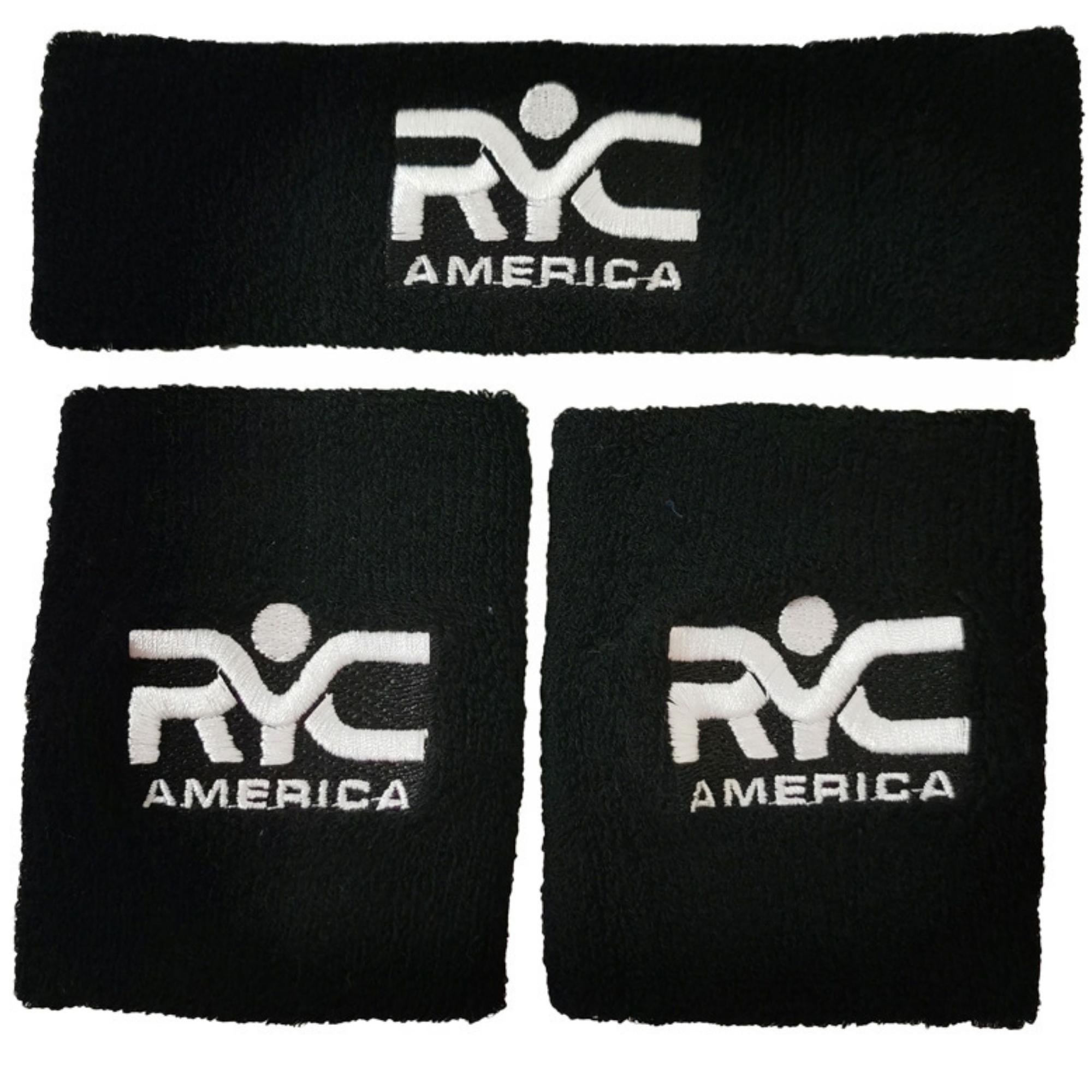 Zee Sports Wristband & Headband Set RYC America