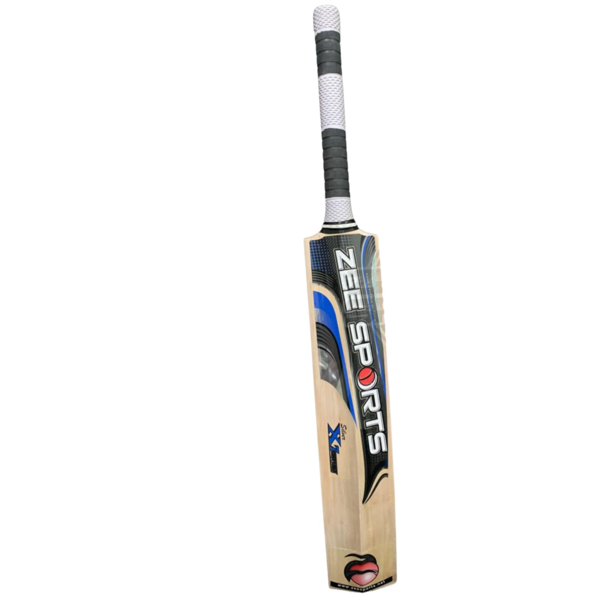 Zee Sports Cricket Bat Silver X7even Designed by Alvin Kallicharran English Willow