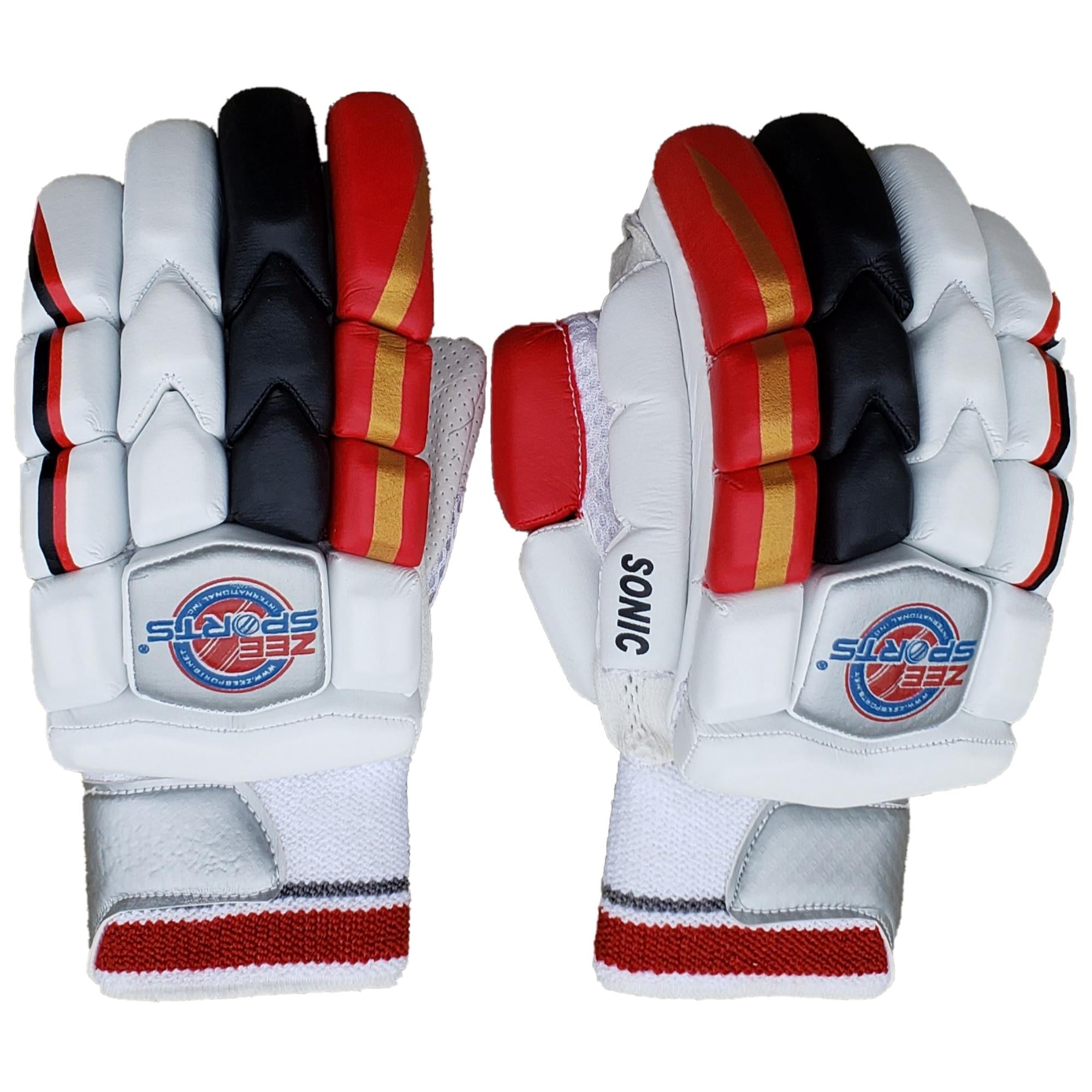 Zee Sports Batting Gloves Sonic Red Black