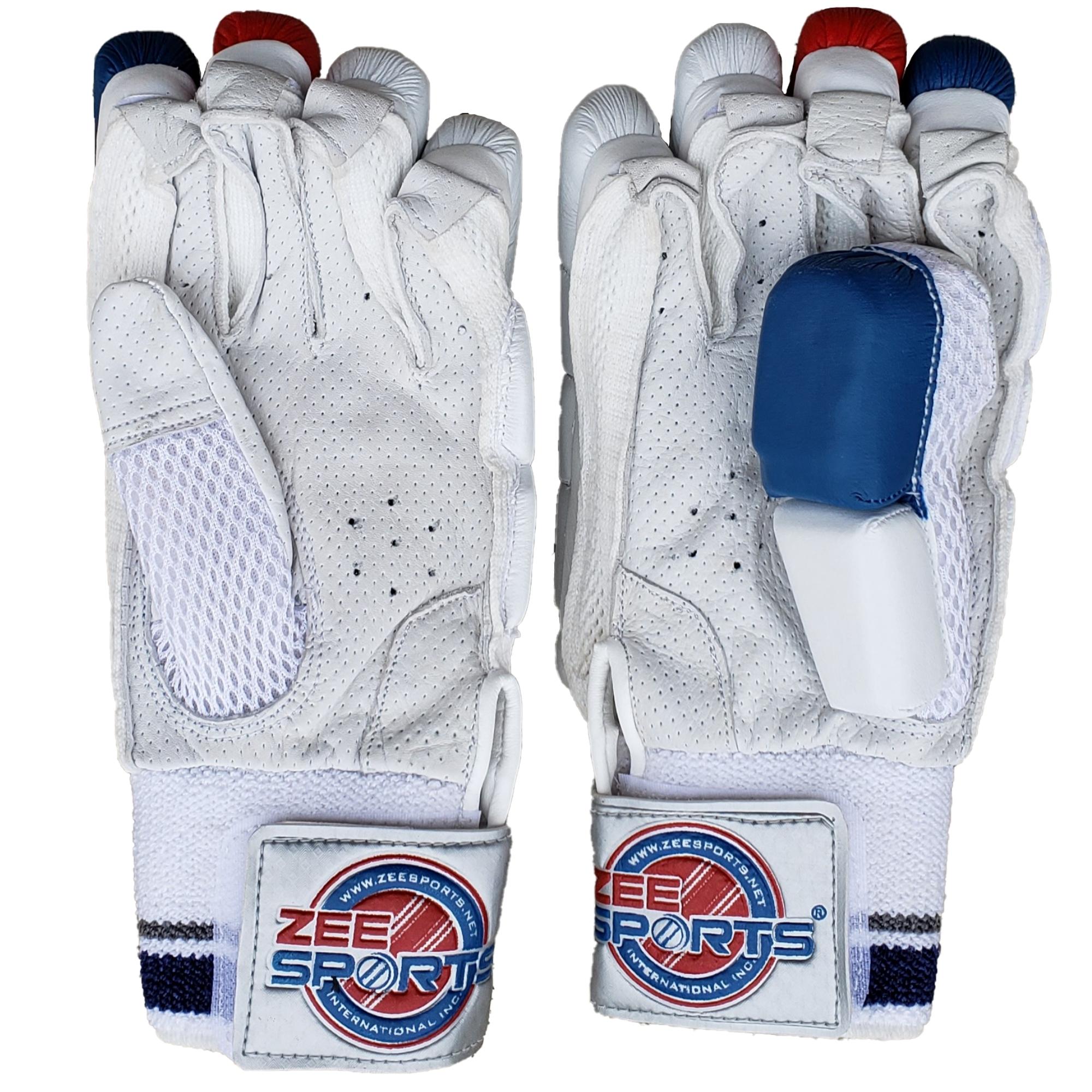 Zee Sports Sonic Blue Red Batting Gloves