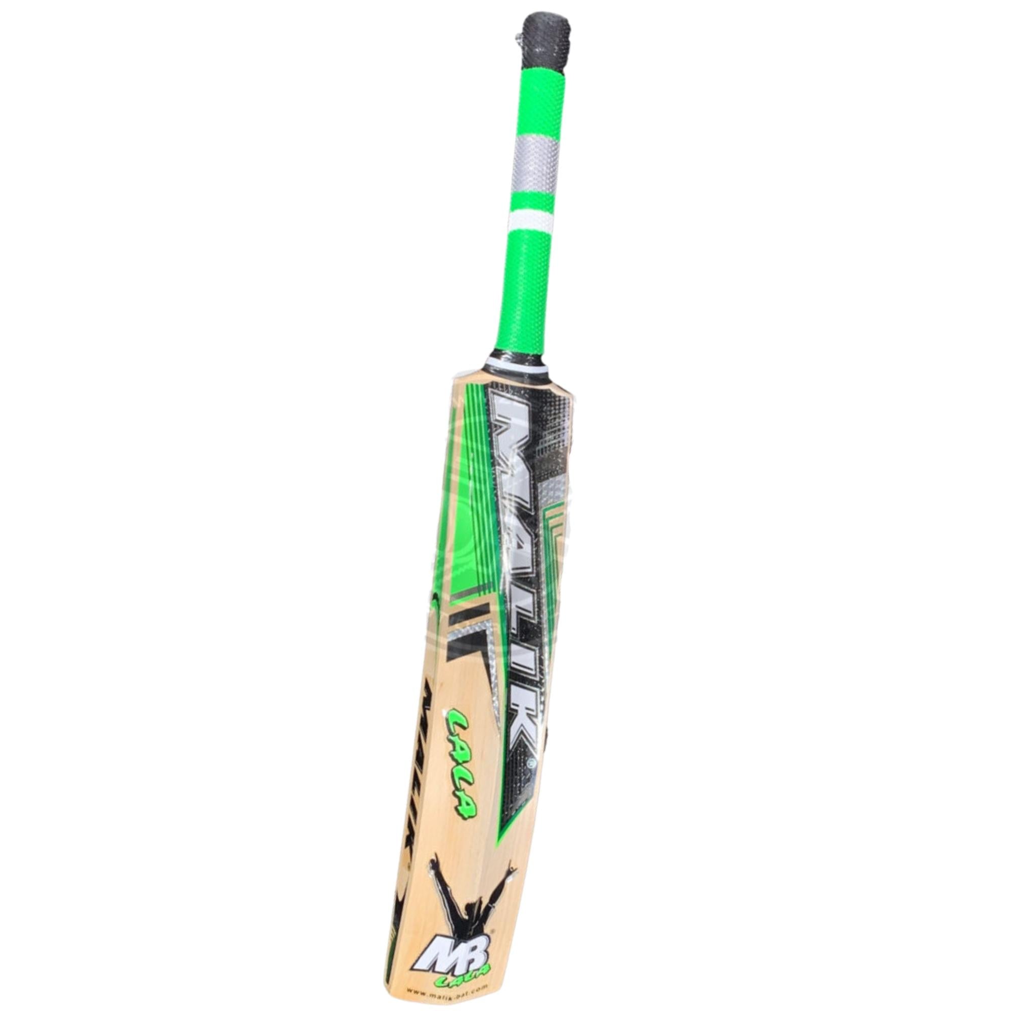 MB Malik Cricket Bat Lala Green Edition