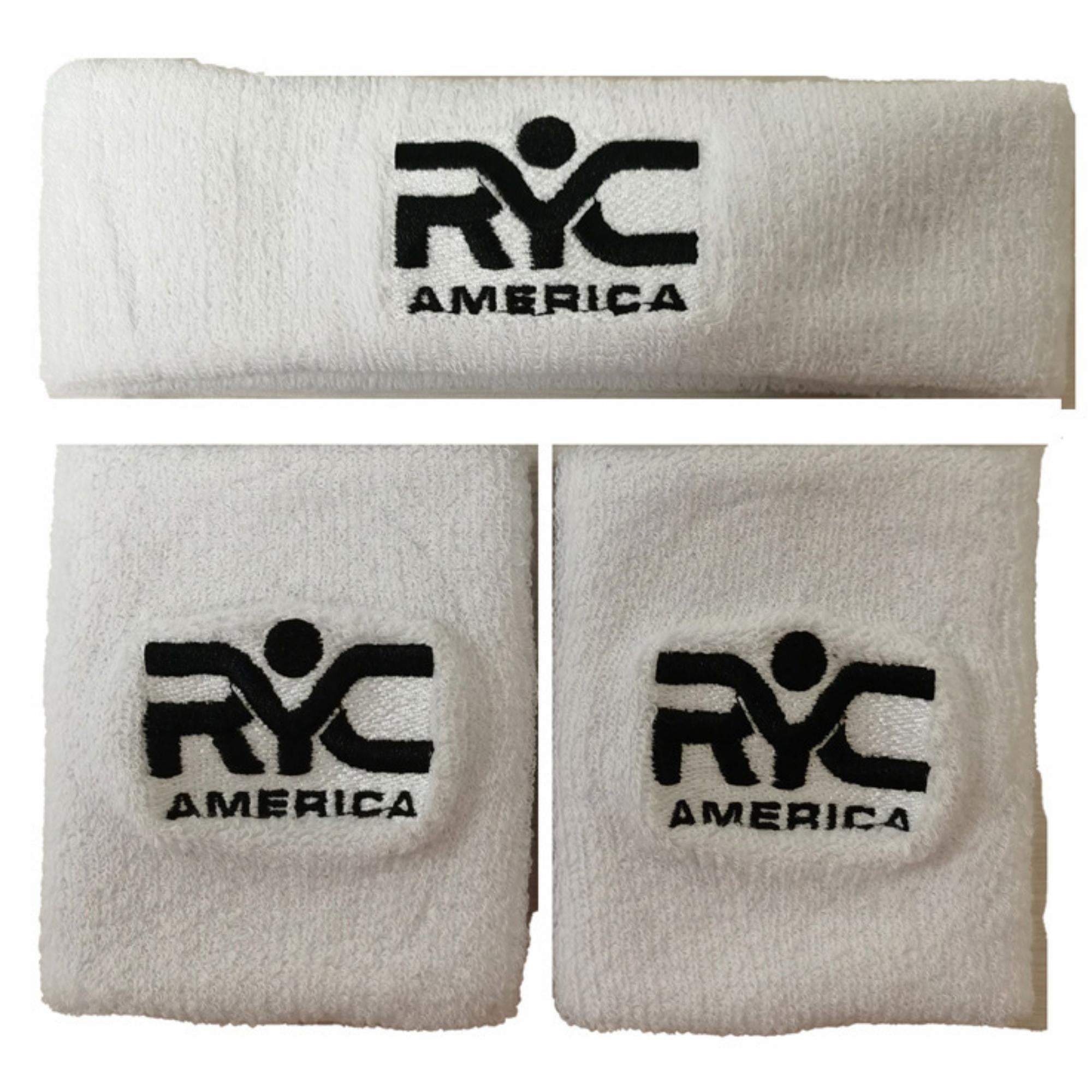 Zee Sports RYC America Wristband and Headband Set