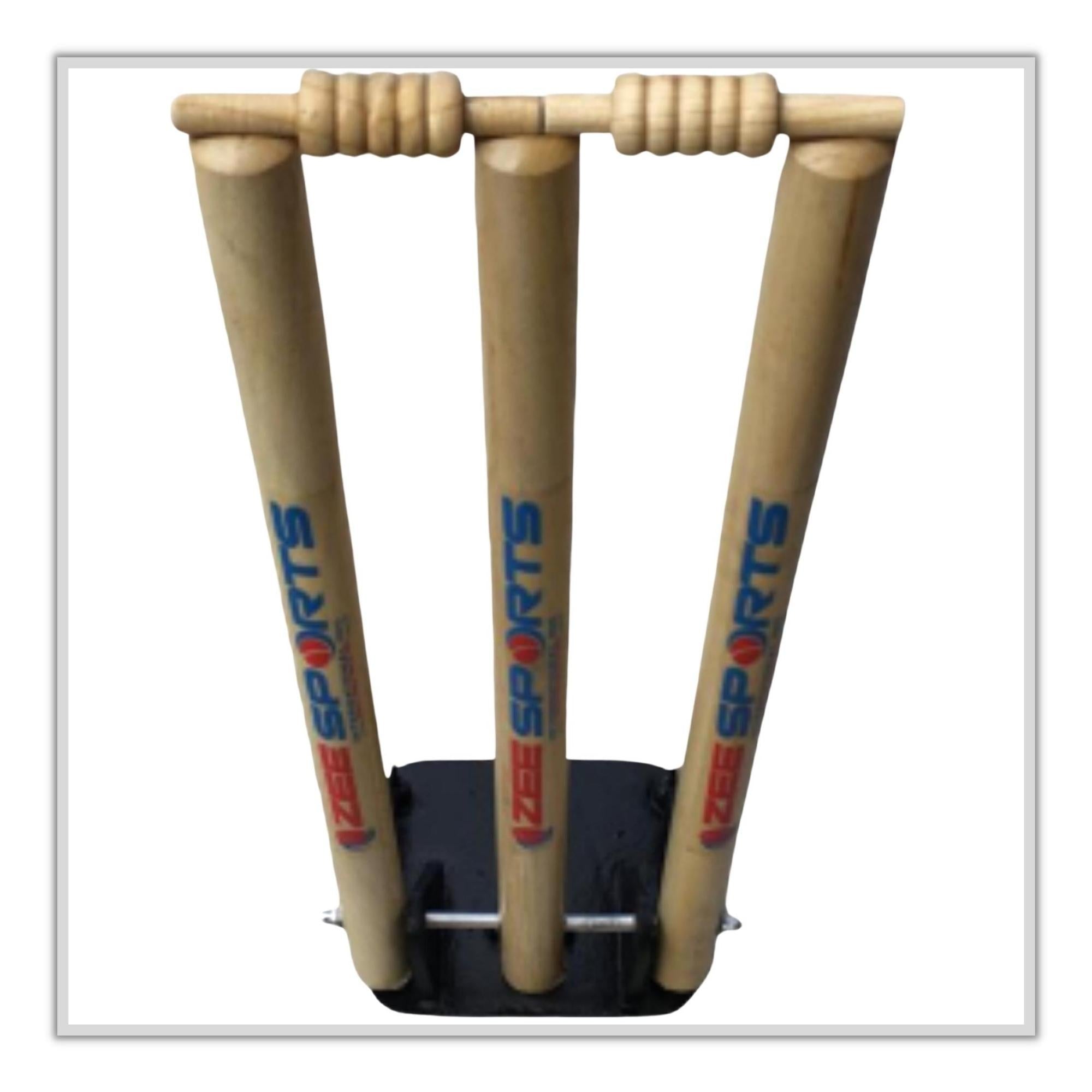Zee Sports Iron Spring Loaded Stumps Free Shipping
