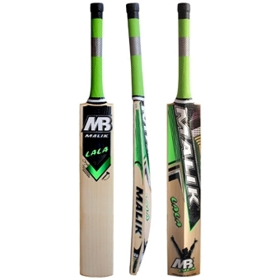 MB Malik Cricket Bat Lala Green Edition