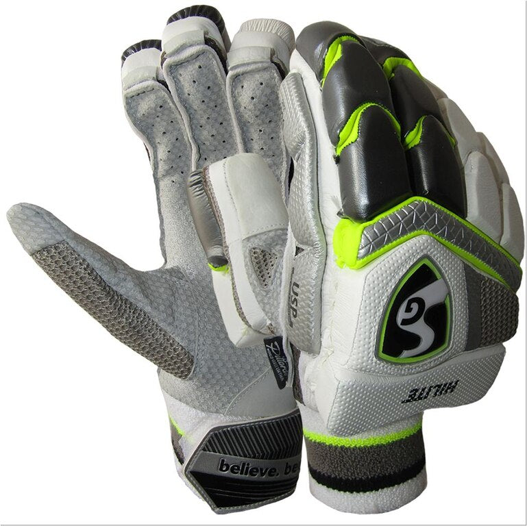 SG Batting Gloves, HiLite Cricket Gloves - Adult Size