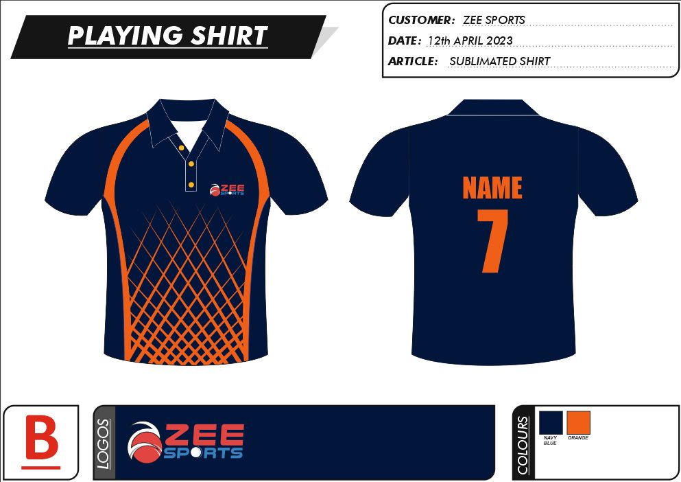 026 | Zee Sports Uniform For Team Kits 42