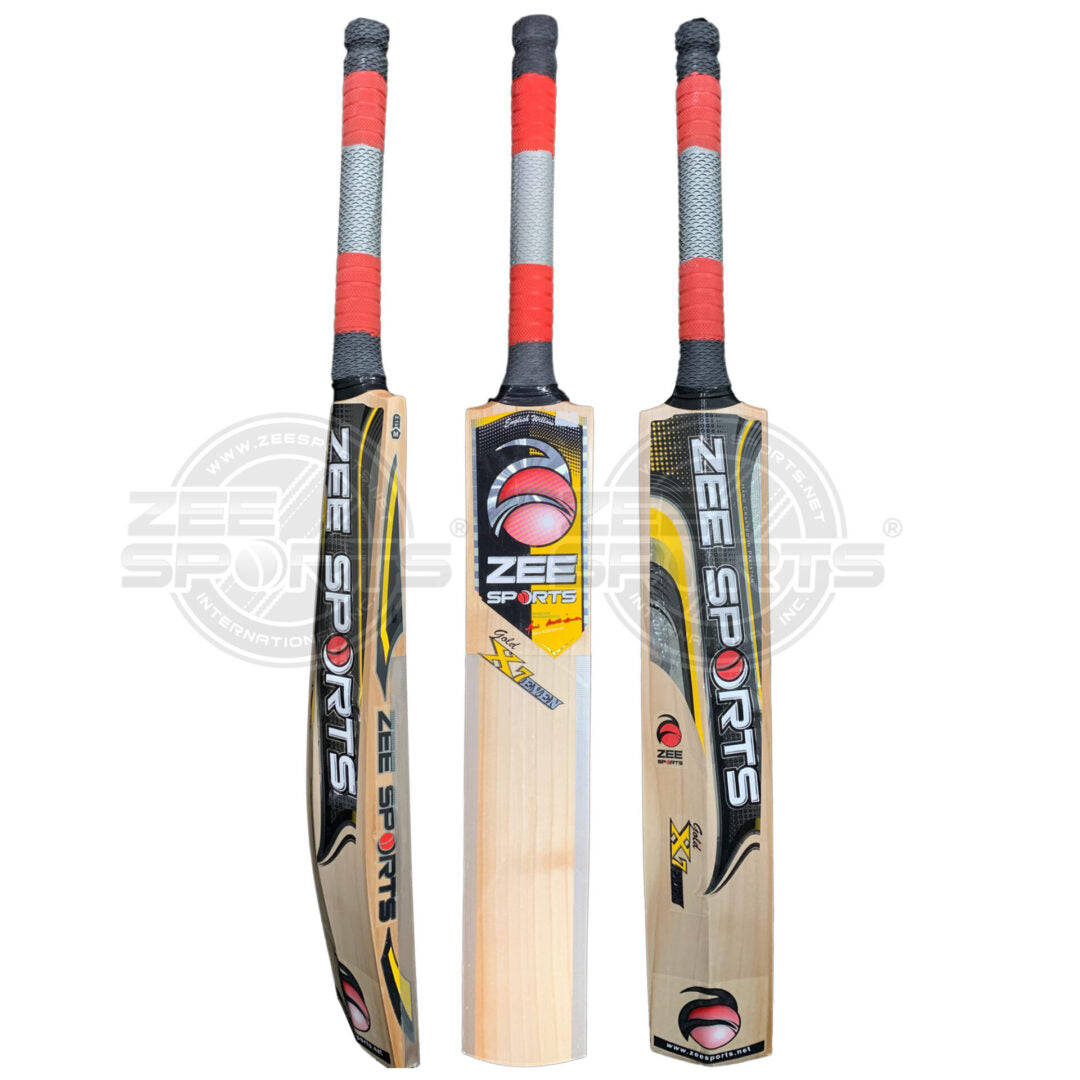 Zee Sports Cricket Bat Gold X7even English Willow Designed By Sir Alvin Kallicharran